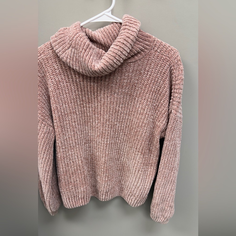 Pink Rose Dusty Pink Cowl Neck Sweater‎